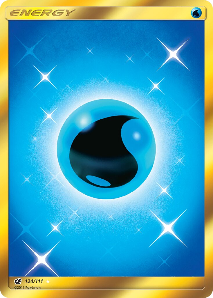 Water Energy 124/111 — Crimson Invasion (English Pokémon TCG card)
