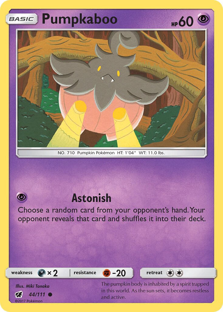 Pumpkaboo 044/111 — Crimson Invasion (English Pokémon TCG card)