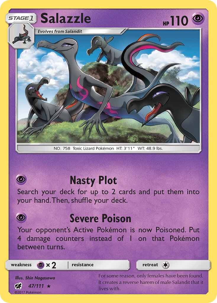 Salazzle 047/111 — Crimson Invasion (English Pokémon TCG card)