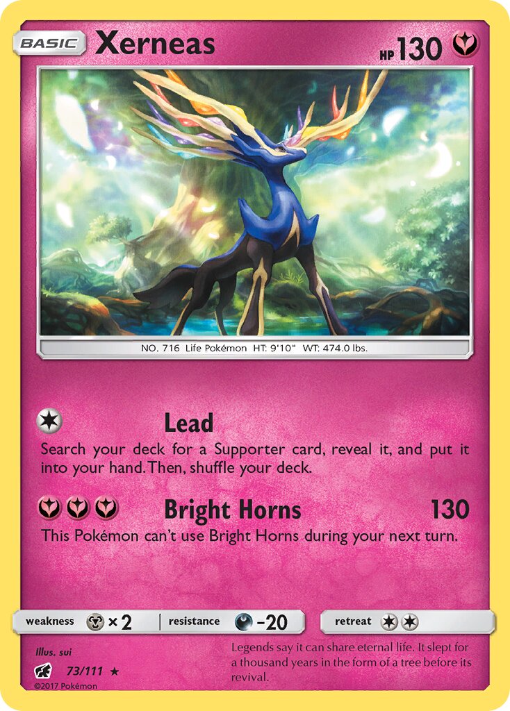Xerneas 073/111 — Crimson Invasion (English Pokémon TCG card)