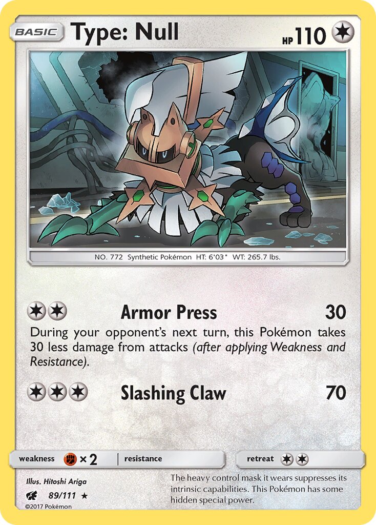 Type: Null 089/111 — Crimson Invasion (English Pokémon TCG card)