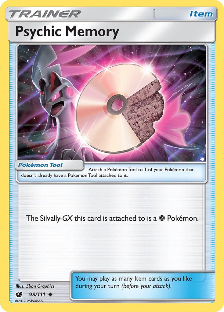 Psychic Memory 098/111 — Crimson Invasion (English Pokémon TCG card)