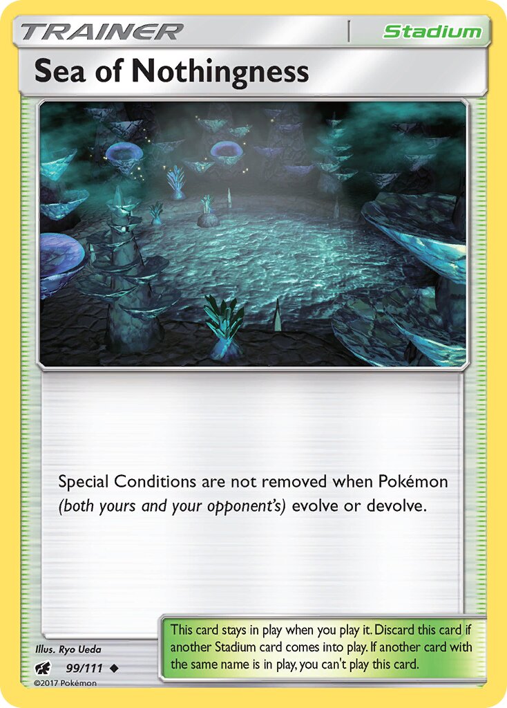 Sea of Nothingness 099/111 — Crimson Invasion (English Pokémon TCG card)