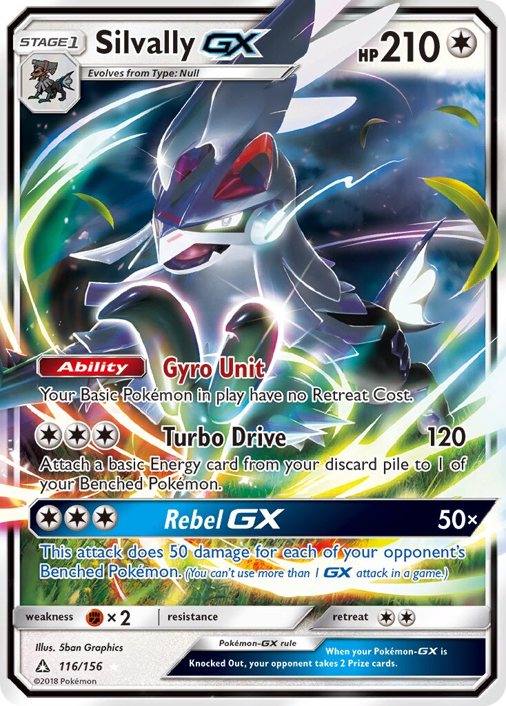 Silvally-GX 116/156 — Ultra Prism (English Pokémon TCG card)