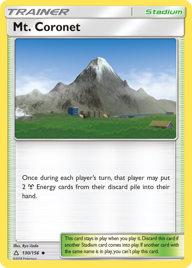 Mt. Coronet 130/156 — Ultra Prism (English Pokémon TCG card)