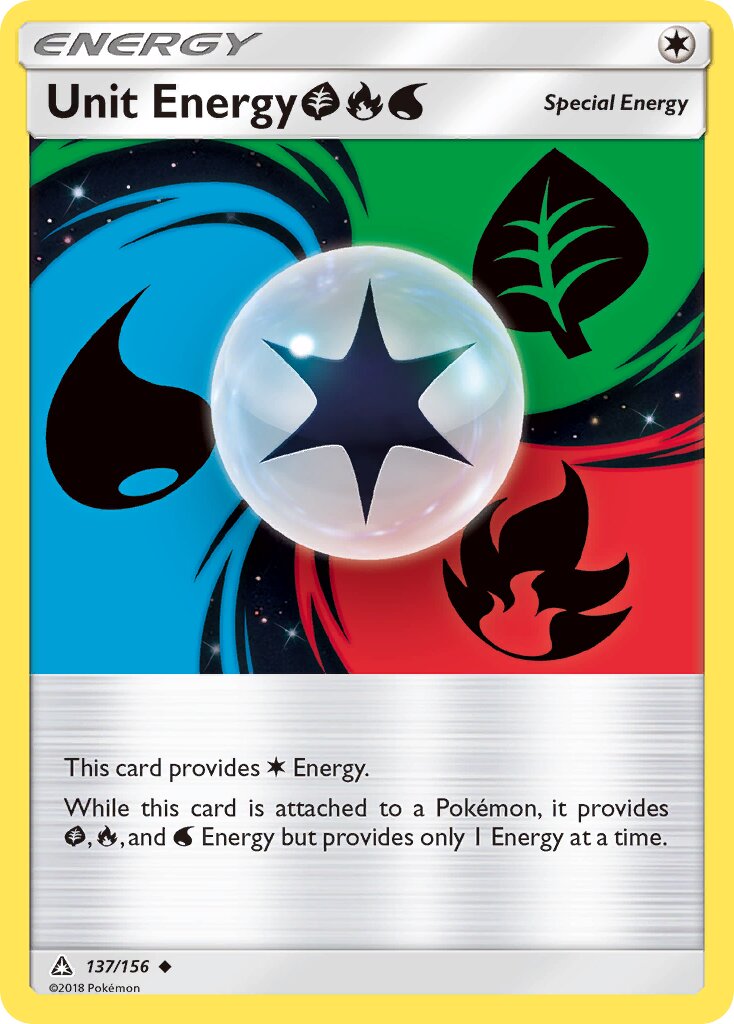Unit Energy GFW 137/156 — Ultra Prism (English Pokémon TCG card)