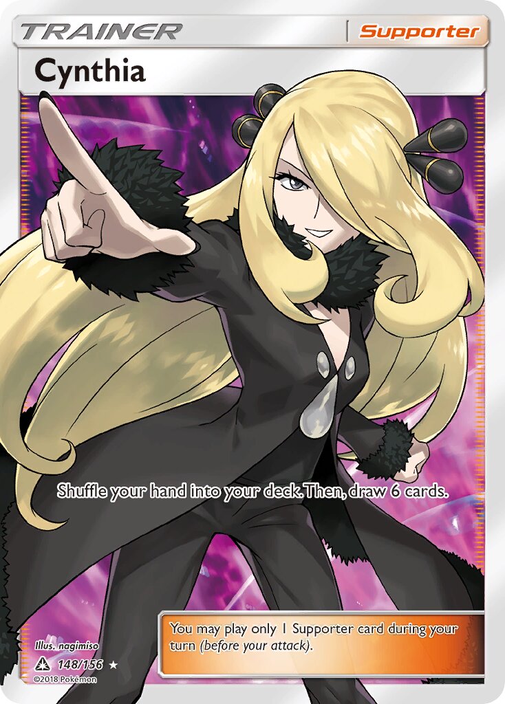 Cynthia 148/156 — Ultra Prism (English Pokémon TCG card)