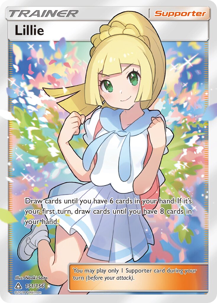 Lillie 151/156 — Ultra Prism (English Pokémon TCG card)