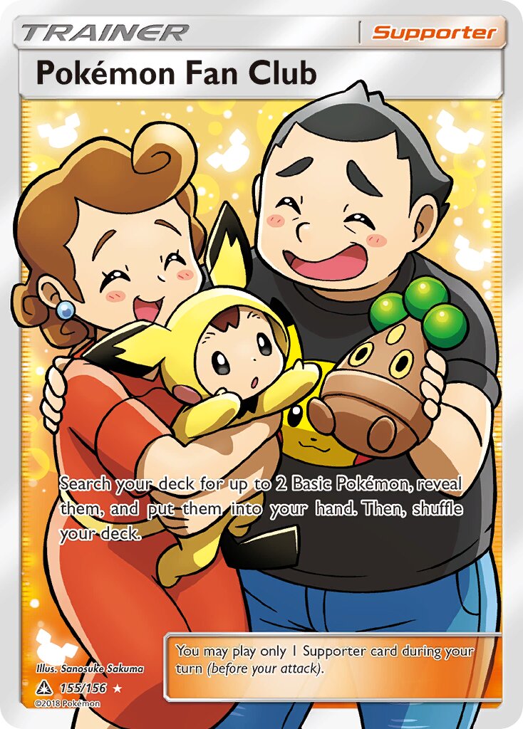Pokémon Fan Club 155/156 — Ultra Prism (English Pokémon TCG card)