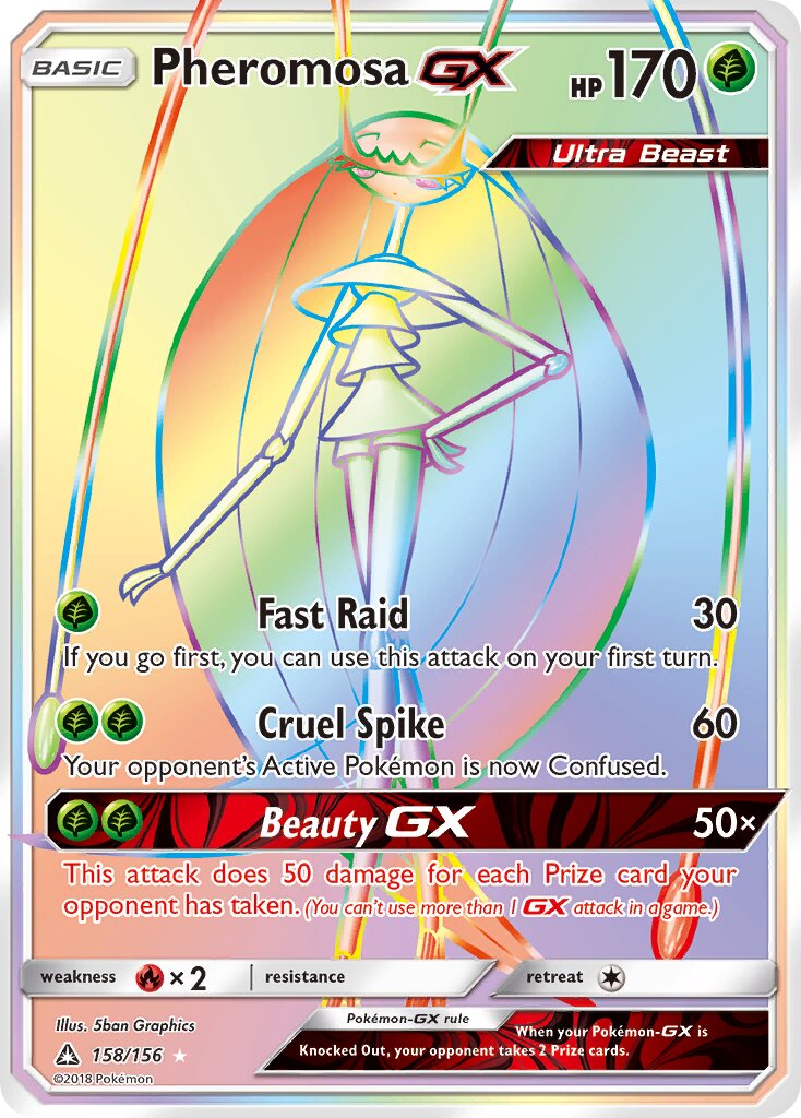 Pheromosa-GX 158/156 — Ultra Prism (English Pokémon TCG card)