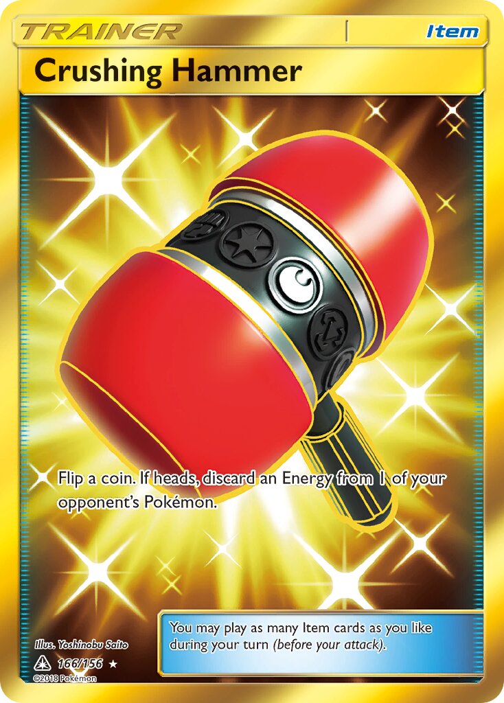 Crushing Hammer 166/156 — Ultra Prism (English Pokémon TCG card)