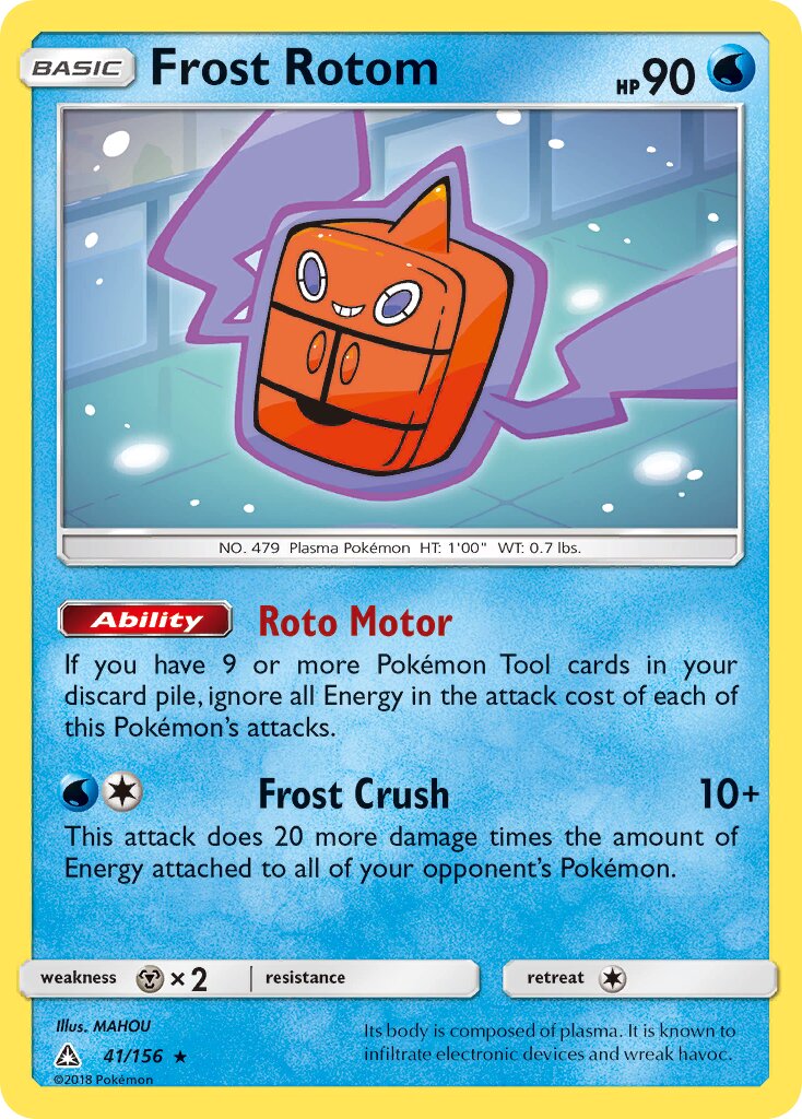 Frost Rotom 041/156 — Ultra Prism (English Pokémon TCG card)
