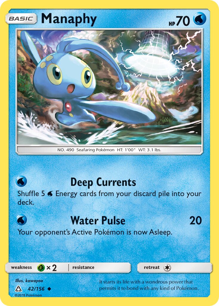 Manaphy 042/156 — Ultra Prism (English Pokémon TCG card)