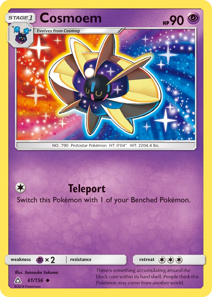 Cosmoem 061/156 — Ultra Prism (English Pokémon TCG card)