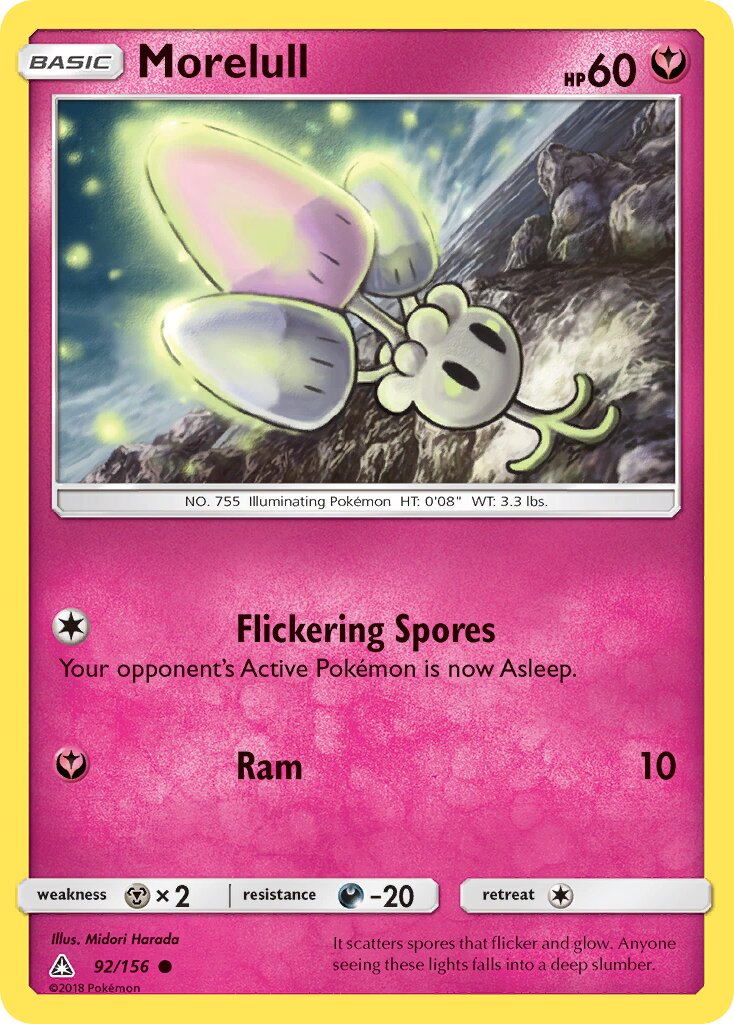 Morelull 092/156 — Ultra Prism (English Pokémon TCG card)