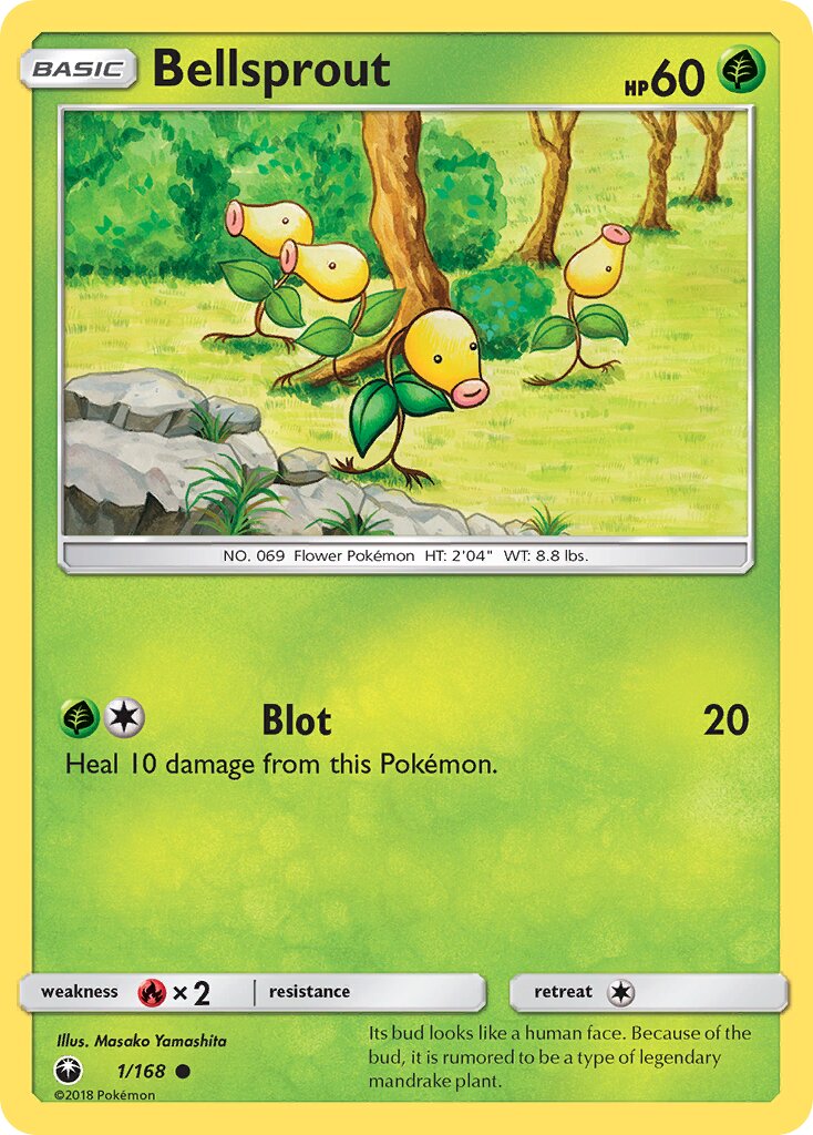 Bellsprout 001 — Celestial Storm (English Pokémon TCG card)