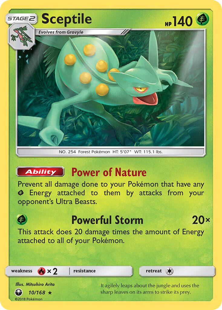 Sceptile 010 — Celestial Storm (English Pokémon TCG card)