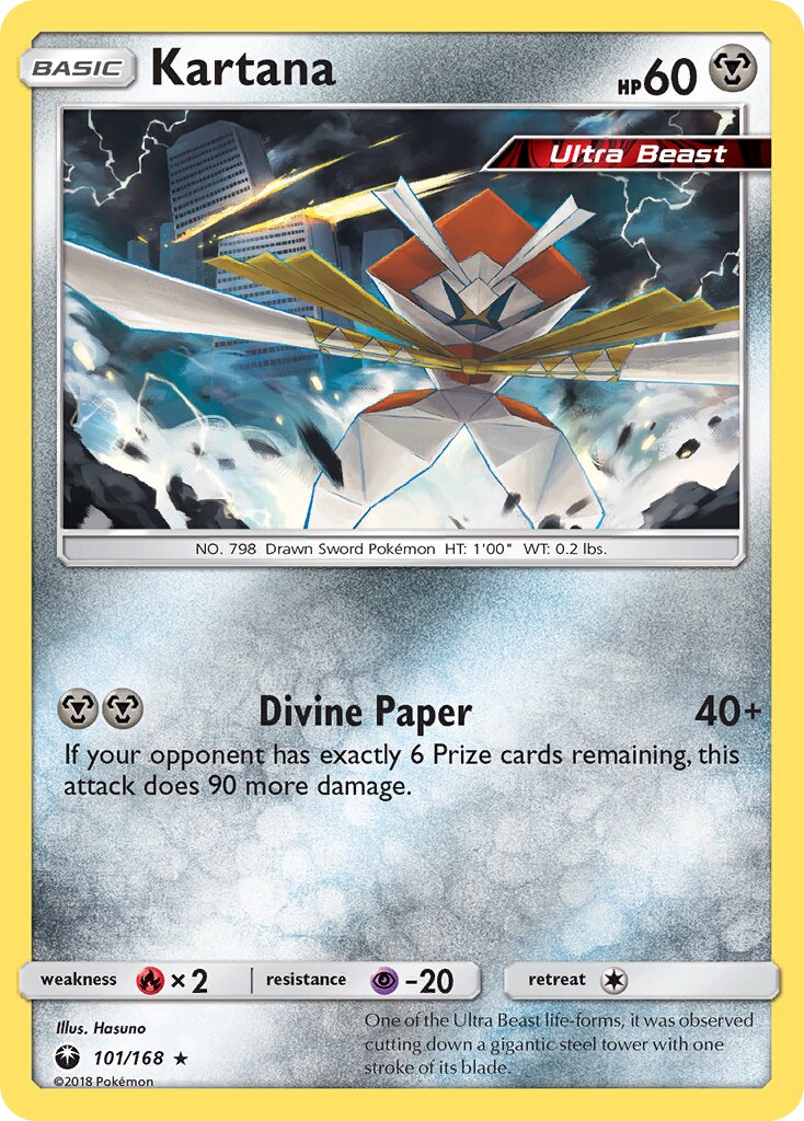 Kartana 101 — Celestial Storm (English Pokémon TCG card)