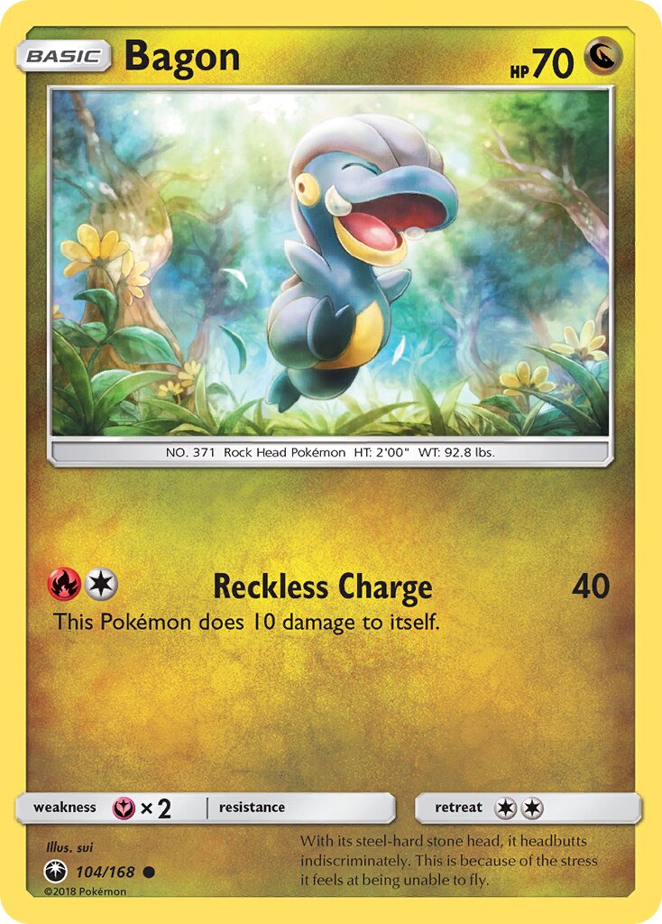 Bagon 104 — Celestial Storm (English Pokémon TCG card)