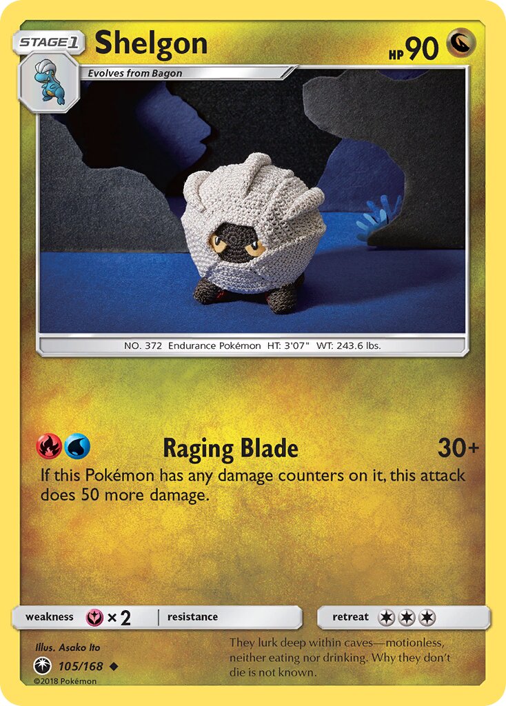 Shelgon 105 — Celestial Storm (English Pokémon TCG card)