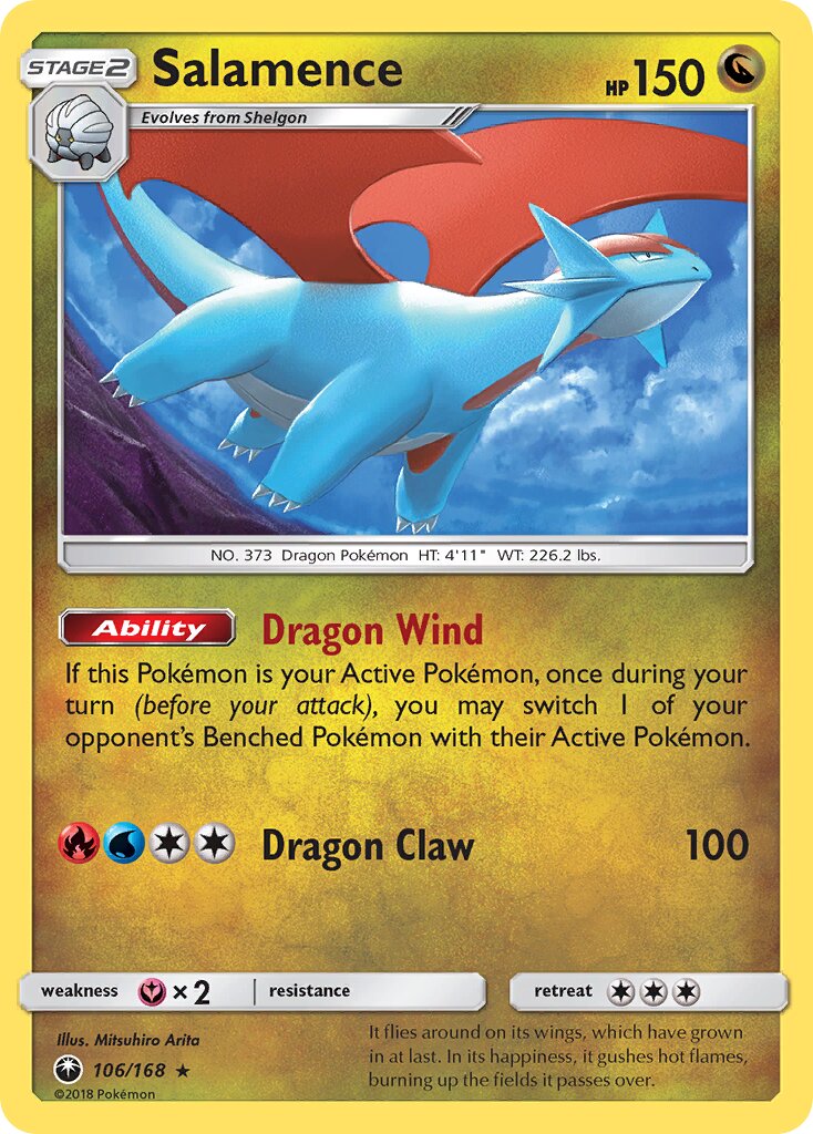 Salamence 106 — Celestial Storm (English Pokémon TCG card)