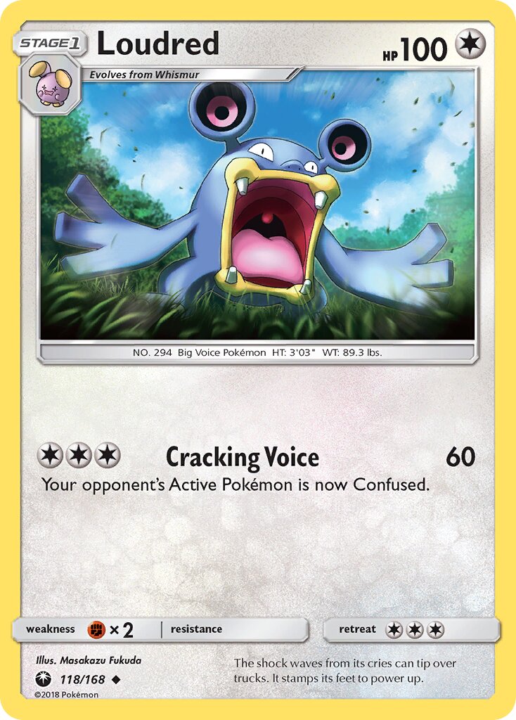 Loudred 118 — Celestial Storm (English Pokémon TCG card)