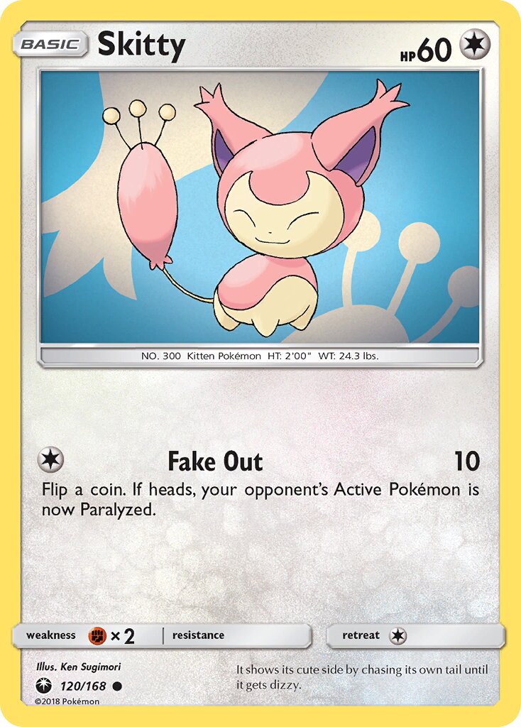 Skitty 120 — Celestial Storm (English Pokémon TCG card)