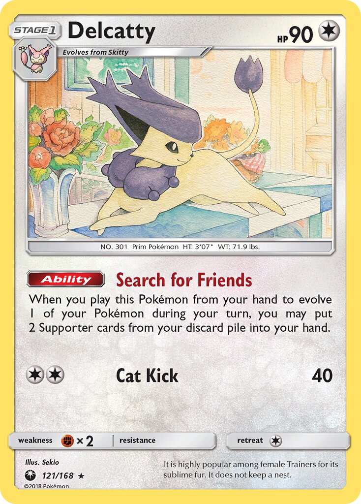 Delcatty 121 — Celestial Storm (English Pokémon TCG card)