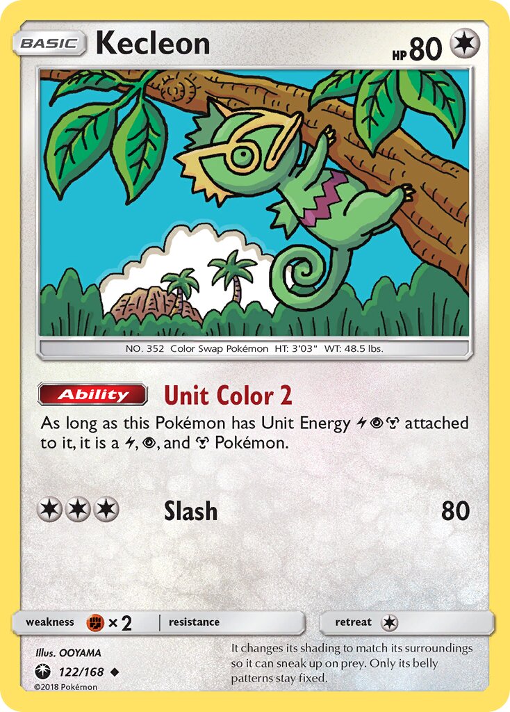 Kecleon 122 — Celestial Storm (English Pokémon TCG card)