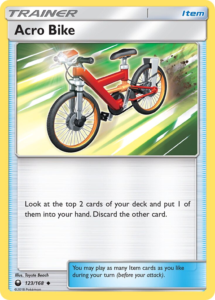 Acro Bike 123 — Celestial Storm (English Pokémon TCG card)