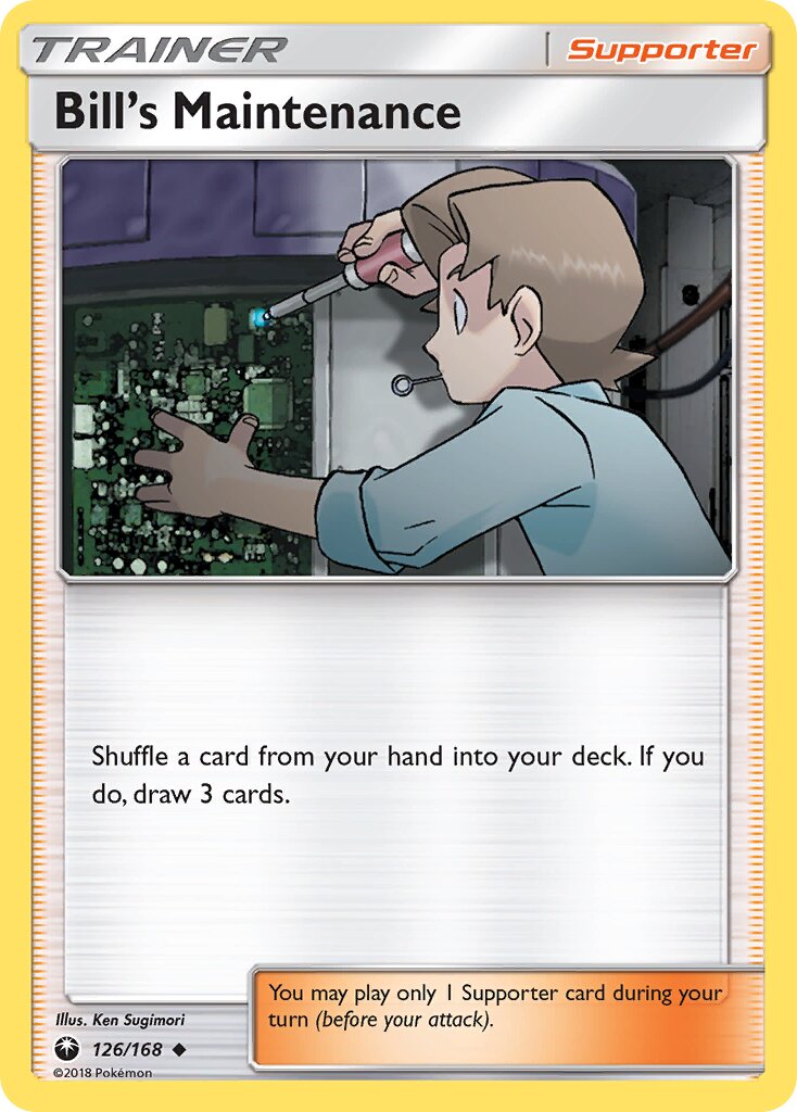 Bill's Maintenance 126 — Celestial Storm (English Pokémon TCG card)