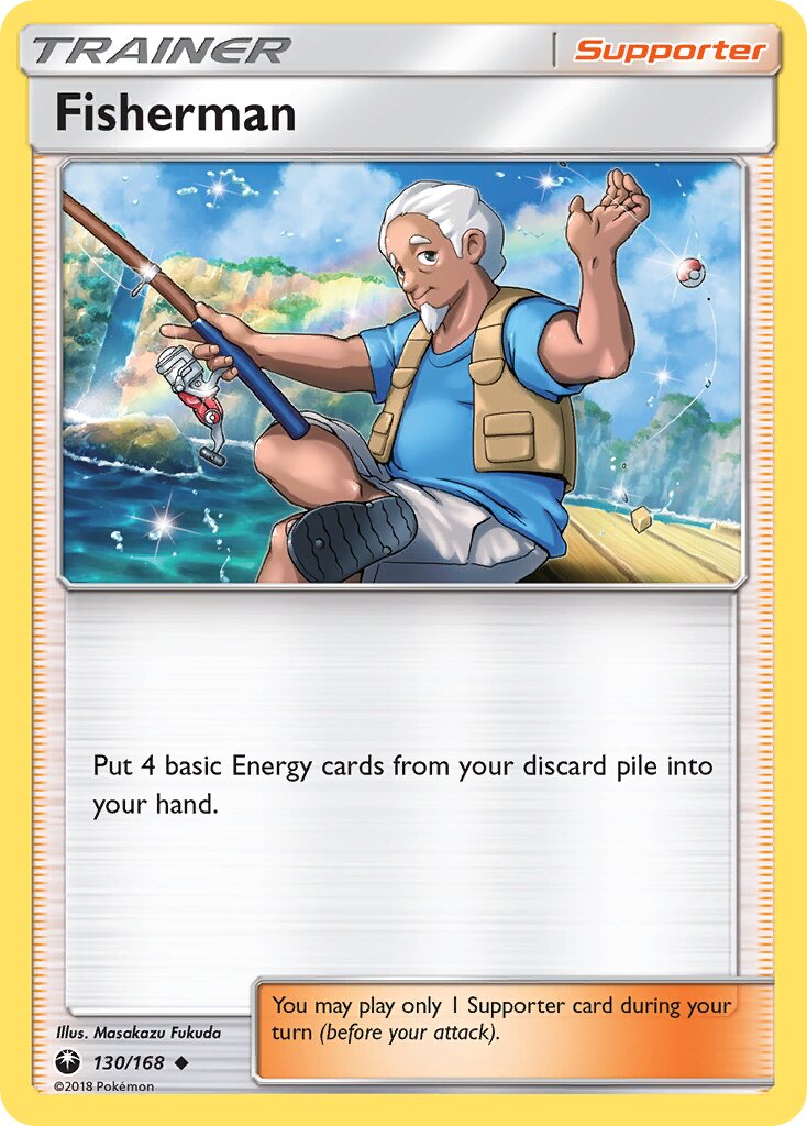 Fisherman 130 — Celestial Storm (English Pokémon TCG card)