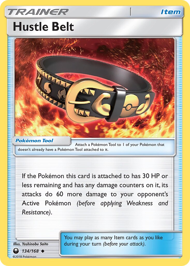 Hustle Belt 134 — Celestial Storm (English Pokémon TCG card)