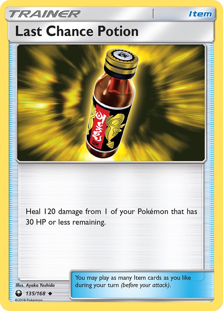 Last Chance Potion 135 — Celestial Storm (English Pokémon TCG card)