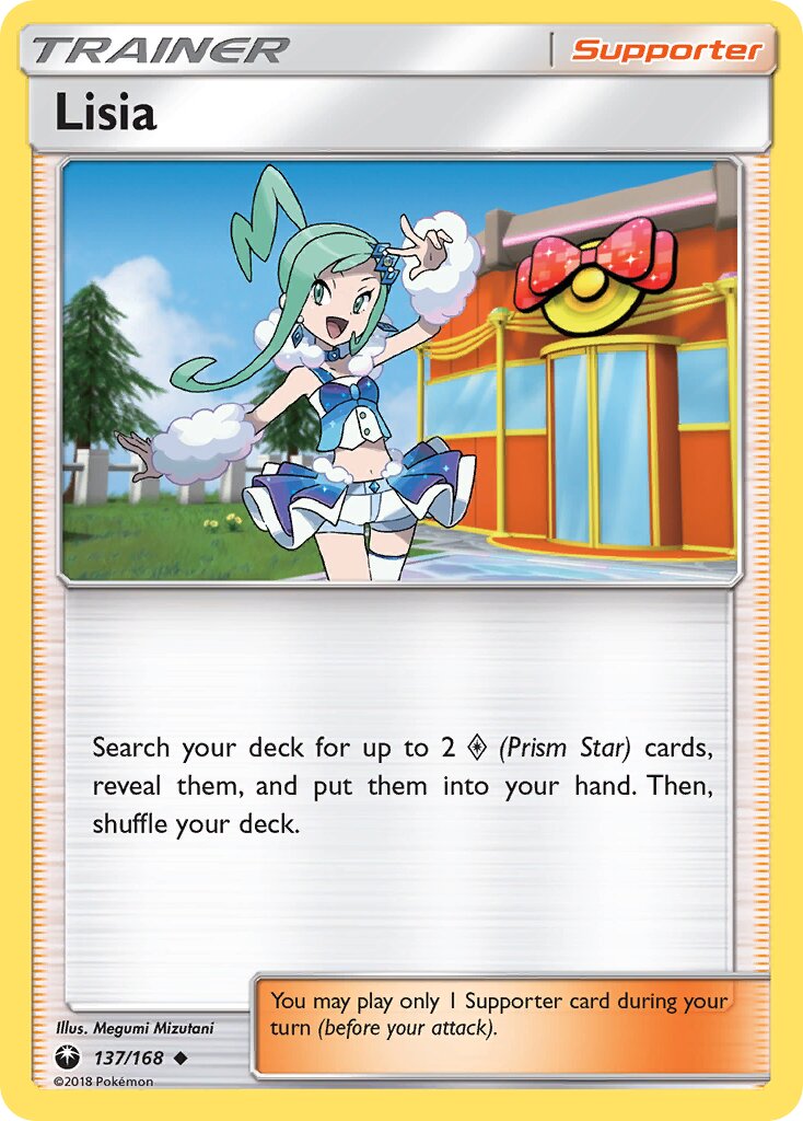 Lisia 137 — Celestial Storm (English Pokémon TCG card)