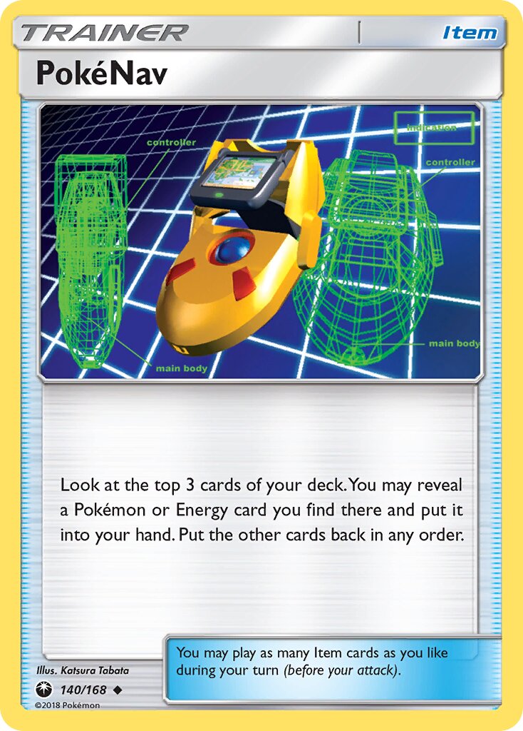 PokéNav 140 — Celestial Storm (English Pokémon TCG card)