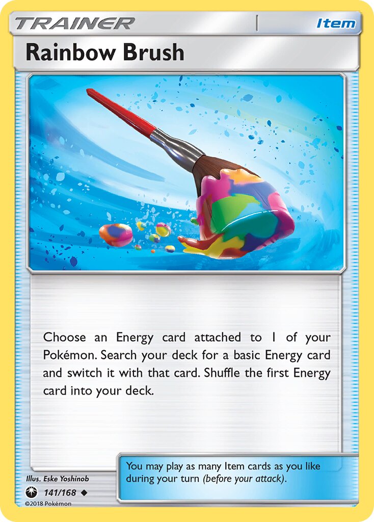 Rainbow Brush 141 — Celestial Storm (English Pokémon TCG card)