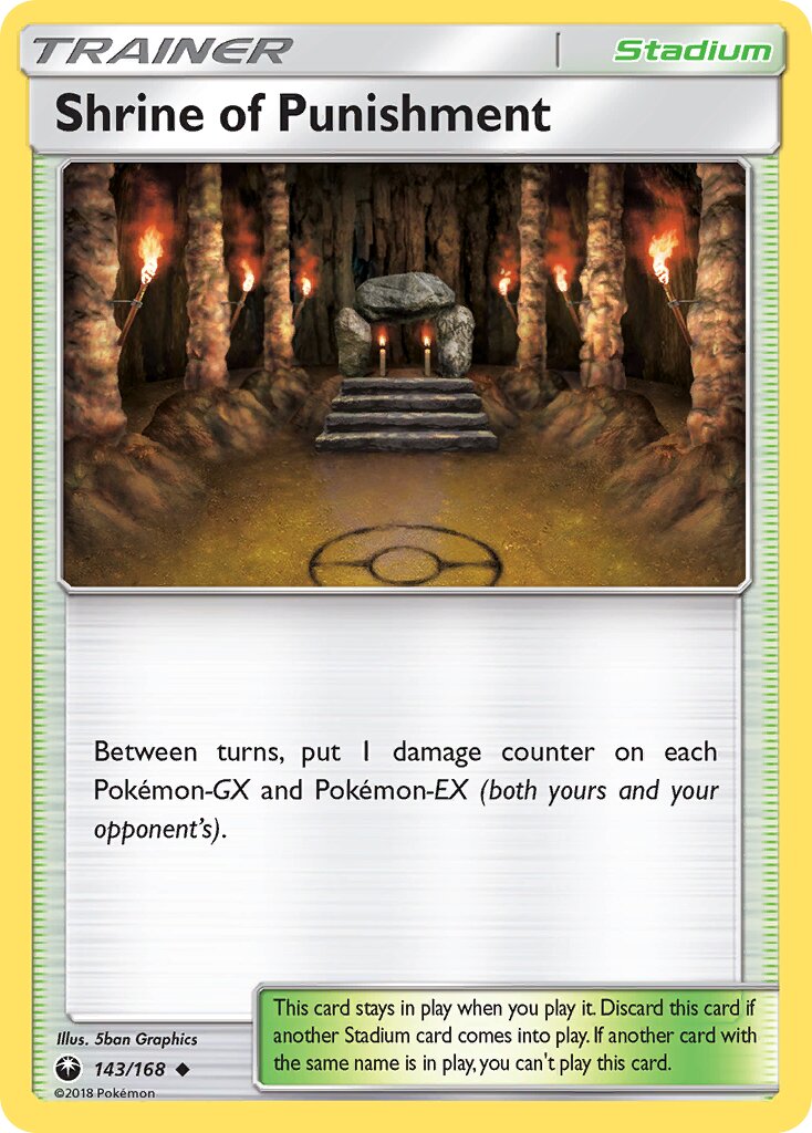 Shrine of Punishment 143 — Celestial Storm (English Pokémon TCG card)