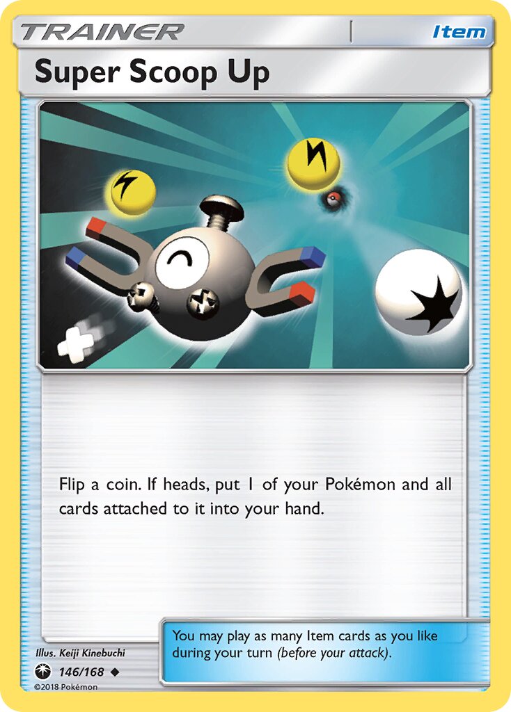 Super Scoop Up 146 — Celestial Storm (English Pokémon TCG card)