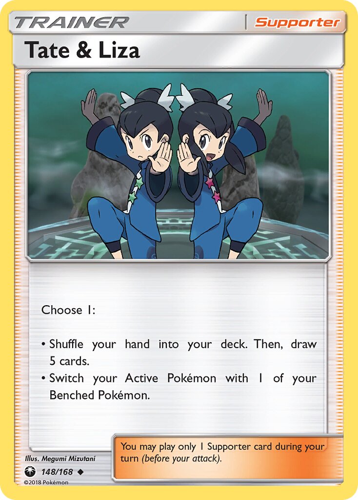 Tate & Liza 148 — Celestial Storm (English Pokémon TCG card)