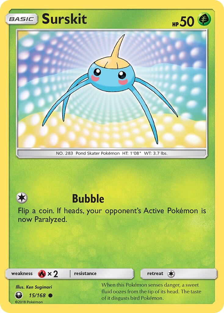 Surskit 015 — Celestial Storm (English Pokémon TCG card)