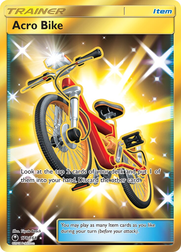 Acro Bike 178 — Celestial Storm (English Pokémon TCG card)