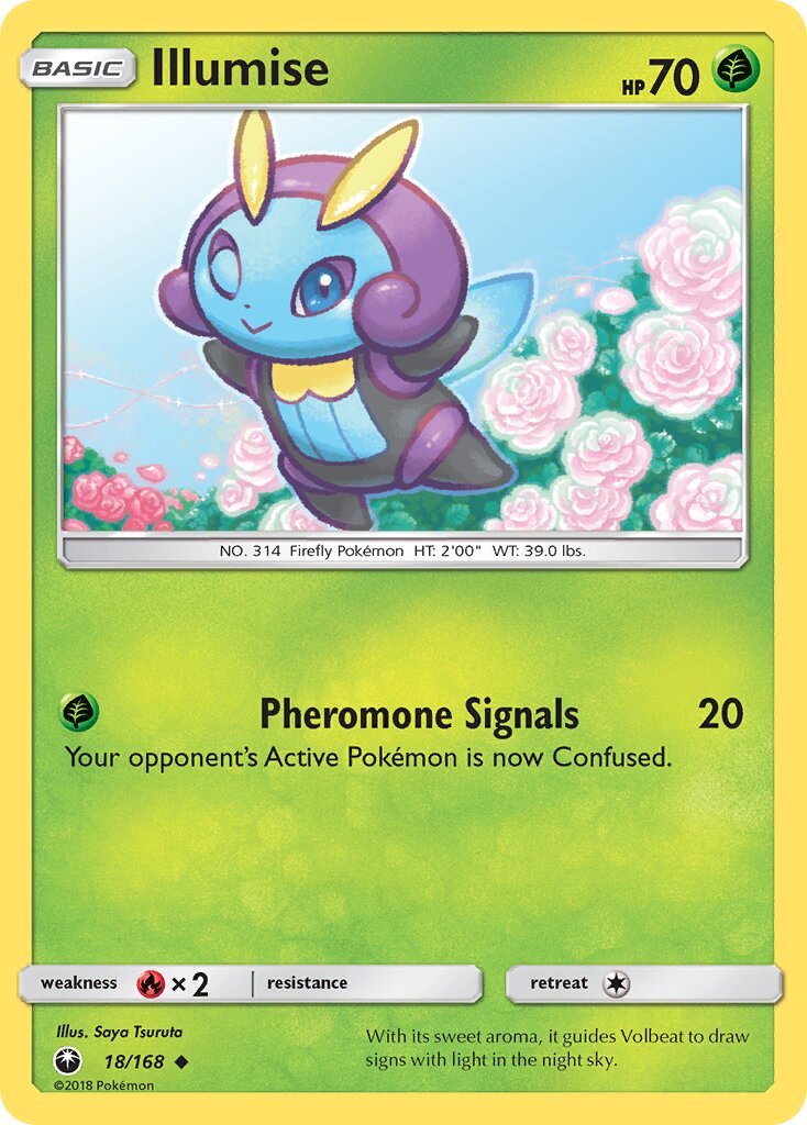 Illumise 018 — Celestial Storm (English Pokémon TCG card)