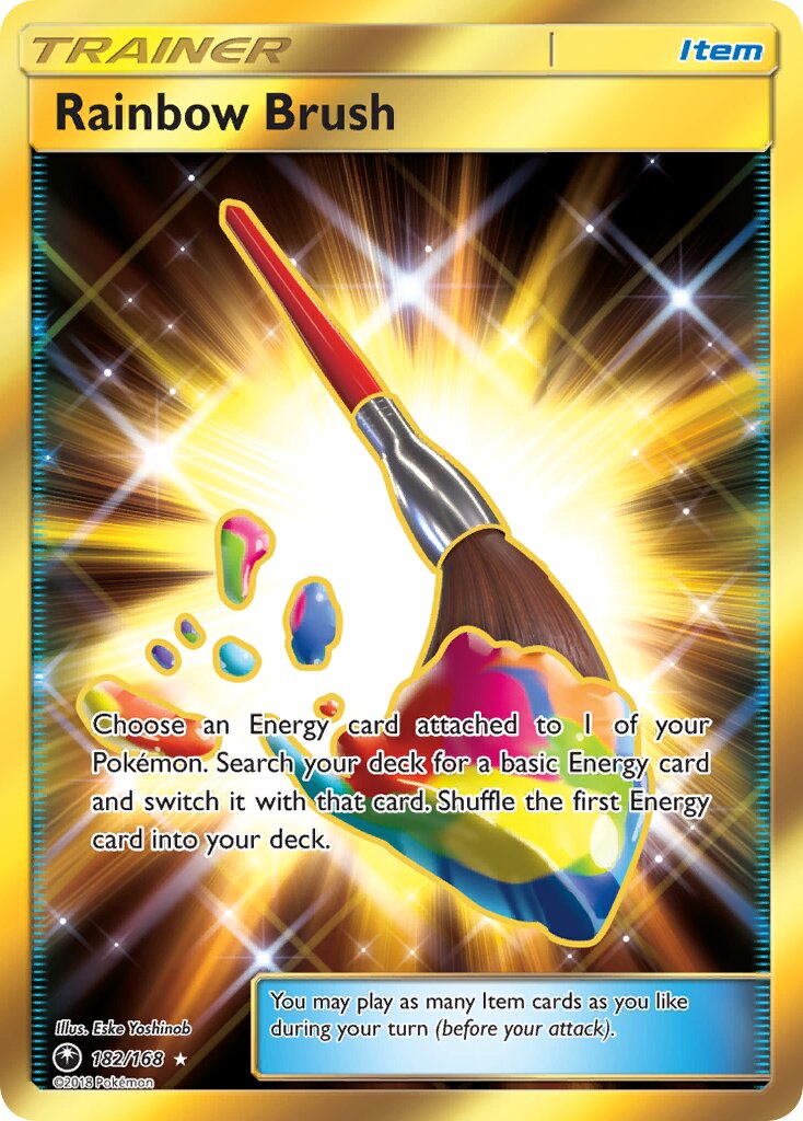 Rainbow Brush 182 — Celestial Storm (English Pokémon TCG card)