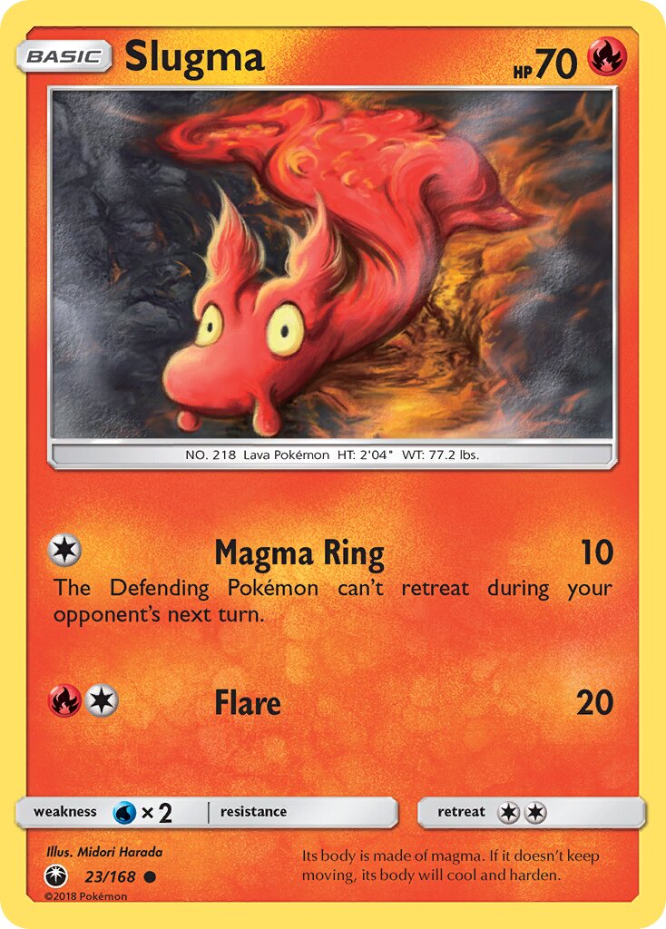 Slugma 023 — Celestial Storm (English Pokémon TCG card)