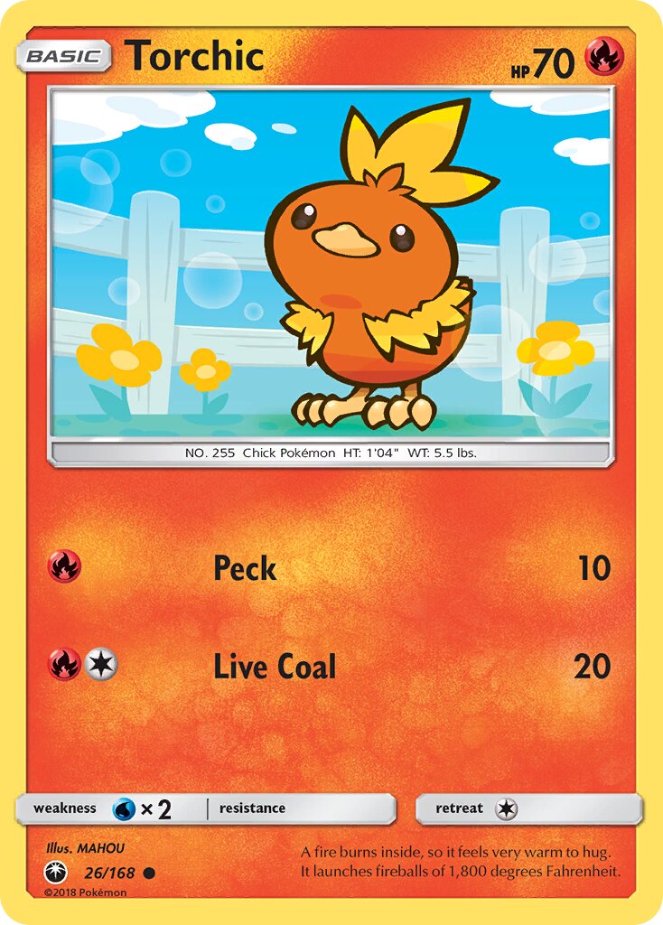 Torchic 026 — Celestial Storm (English Pokémon TCG card)