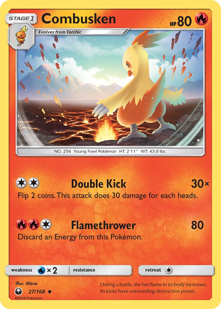 Combusken 027 — Celestial Storm (English Pokémon TCG card)