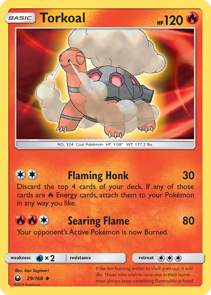 Torkoal 029 — Celestial Storm (English Pokémon TCG card)