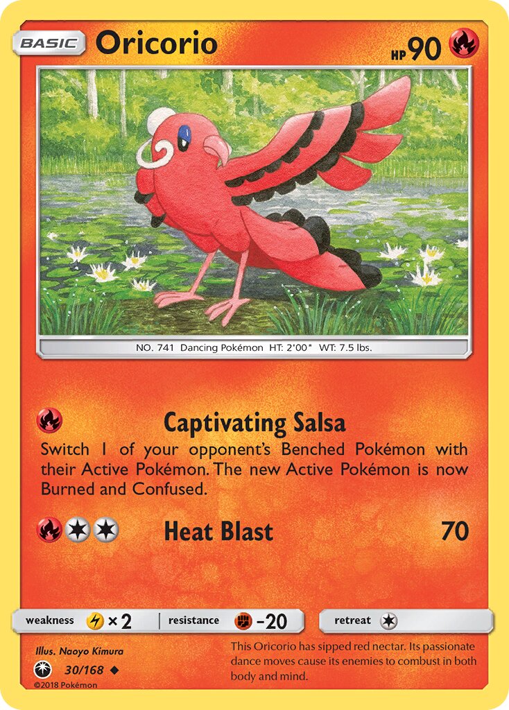 Oricorio 030 — Celestial Storm (English Pokémon TCG card)
