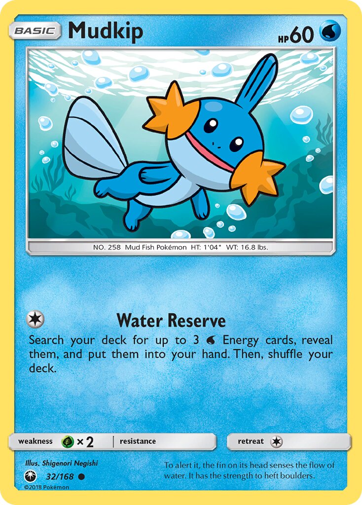 Mudkip 032 — Celestial Storm (English Pokémon TCG card)